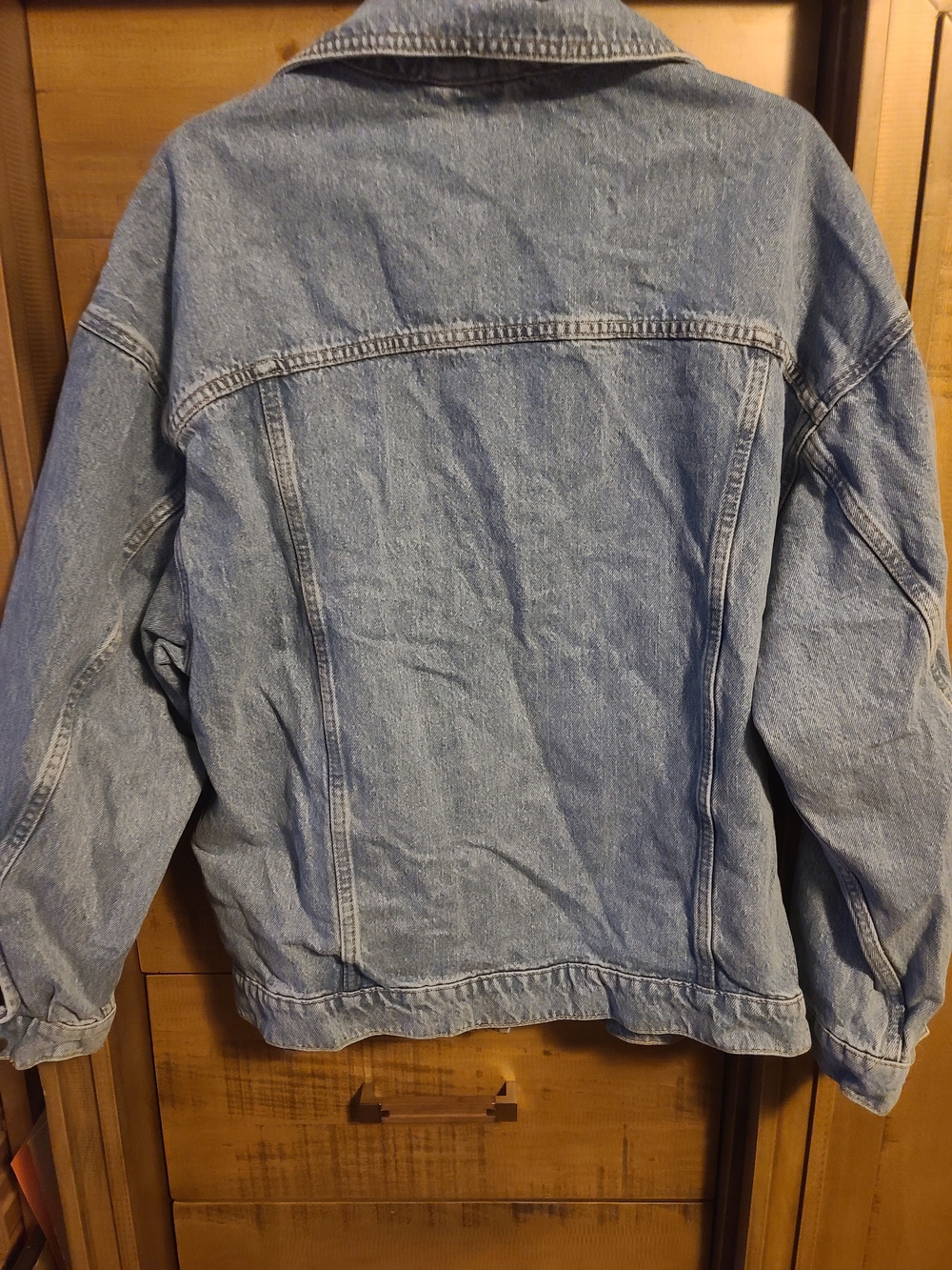 Pilcro Light Blue Oversized Denim Jacket - Picture 6 of 11